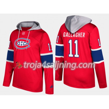 Montreal Canadiens Brendan Gallagher 11 N001 Hooded Sweatshirt - Herr Montreal Canadiens Brendan Gallagher 11 N001 Hooded Sweatshirt - Herr